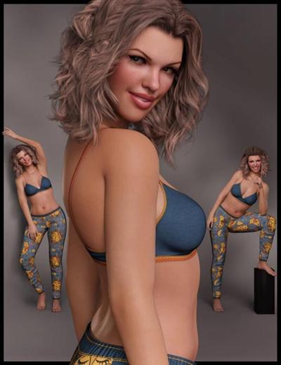 CASUALLY POSES FOR GENESIS 8 FEMALE