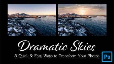 3 Quick and Easy Ways to Give Your Photos Dramatic Skies in Photoshop CC