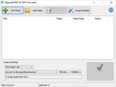 Mgosoft PDF To TIFF Converter 12.2.7