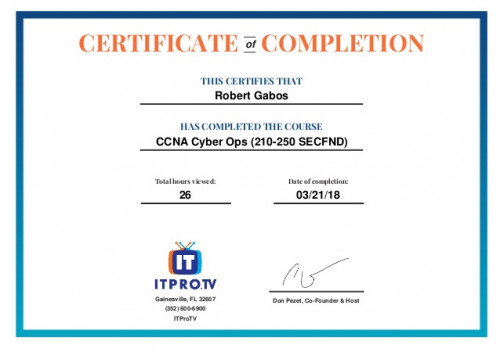 ITProTV - CCNA Security