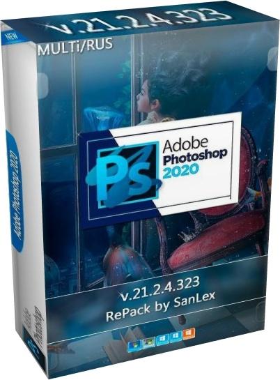 Adobe Photoshop 2020 x64 v.21.2.4.323 RePack by SanLex (Multi/RUS/2020)