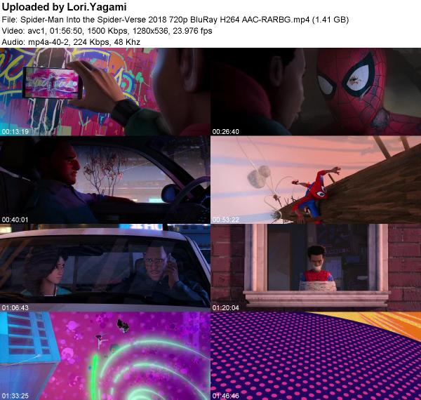 Spider-Man Into the Spider-Verse 2018 REPACK 720p BluRay H264 RARBG