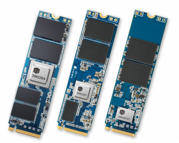 Новейшие контроллеры Silicon Motion для клиентских SSD обеспечивают скорость чтения до 7400 МБ/с