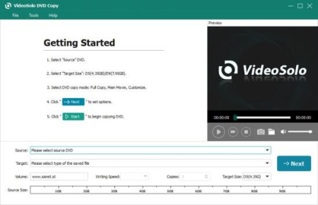 VideoSolo DVD Copy 1.0.26 Multilingual