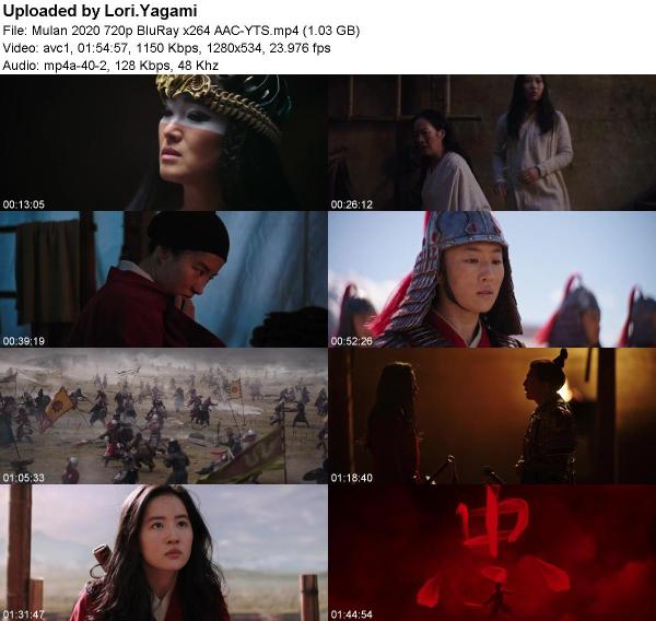 Mulan 2020 720p BluRay x264 AAC-YTS