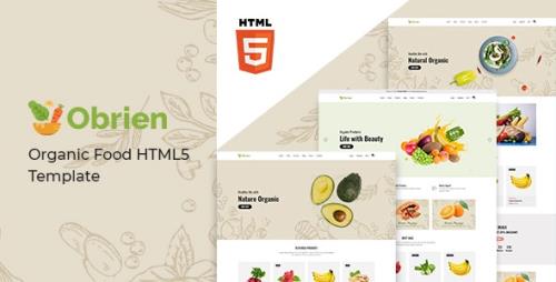 ThemeForest - Obrien v1.0 - Organic Food HTML5 Template - 28968380