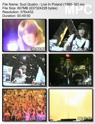 Suzi Quatro - Live In Poland (1980 - 92) 2011 (DVDRip)
