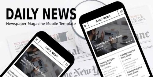 ThemeForest - Daily News v1.0 - Newspaper Magazine Mobile Template - 20426392