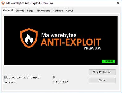 Malwarebytes Anti-Exploit Premium  1.13.1.288 Beta