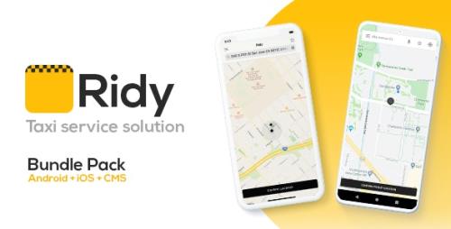 CodeCanyon - Ridy v3.4.0 - Taxi Application Android & iOS + Dashboard - 21651162