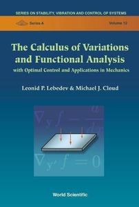 The Calculus of Variations and Functional Analysis With Optimal Control and Applications in Mecha...