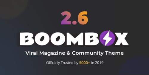 ThemeForest - BoomBox v2.7.0 - Viral Magazine WordPress Theme - 16596434 - NULLED
