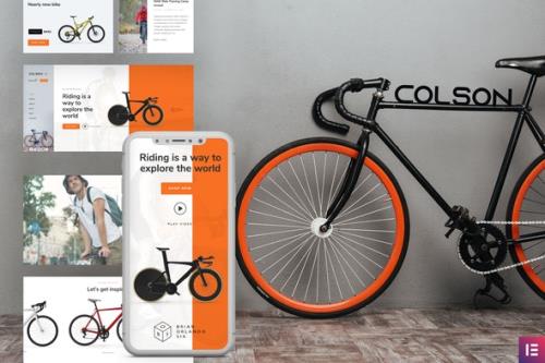 ThemeForest - Colson v1.0 - Bike WooCommerce Elementor Template Kit - 29066614