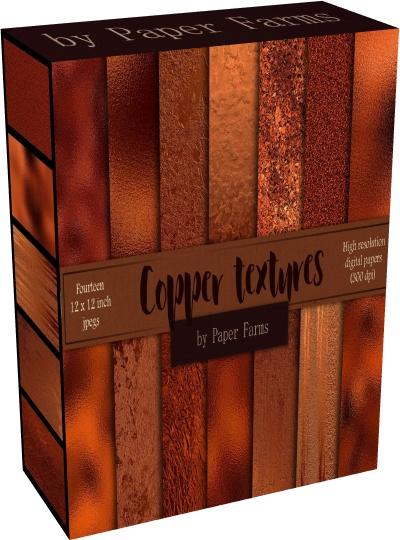 Creative Market - Copper foil textures