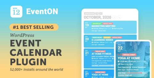 CodeCanyon - EventOn v3.0.3 - WordPress Event Calendar Plugin - 1211017 - NULLED