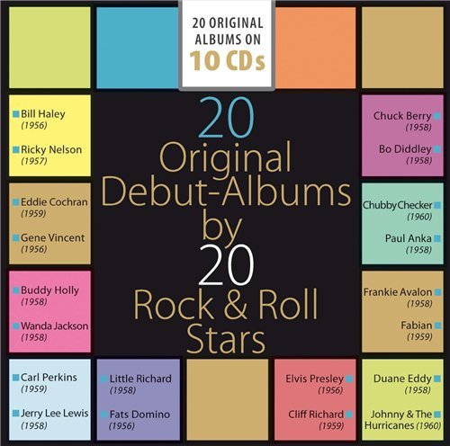 20 Original Debut Albums by 20 Rock & Roll Stars (10CD) (2015)