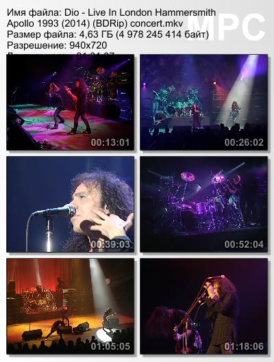 Dio - Live In London (Hammersmith Apollo 1993) 2014 (BDRip)