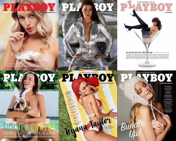Playboy USA - Full Year 2018 / Подшивка журнала - Playboy USA (январь-декабрь 2018) PDF. Архив 2018