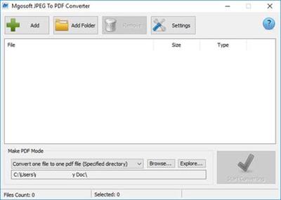 Mgosoft JPEG To PDF Converter 8.7.5