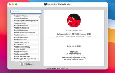 Serial Box 11.2020 macOS