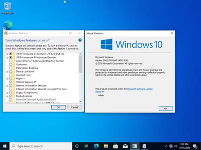 Windows 10 Enterprise 20H2 10.0.19042.630 (x86-x64) Multilanguage Preactivated November 2020