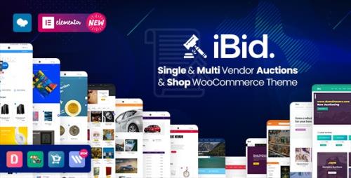 ThemeForest - iBid v2.6 - Multi Vendor Auctions WooCommerce Theme - 24923136