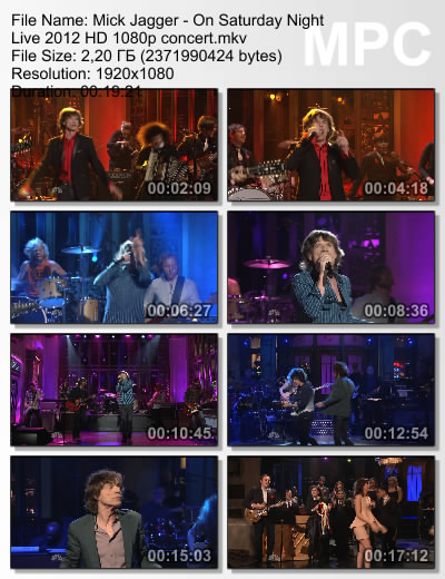 Mick Jagger - On Saturday Night Live 2012 (BDRip)