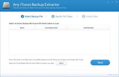 Any iTunes Backup Extractor 9.9.8