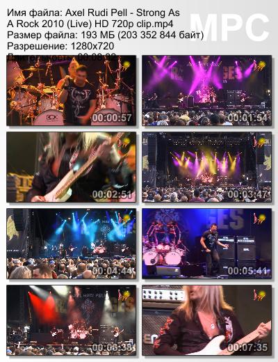 Axel Rudi Pell - Strong As A Rock 2010 (Live)