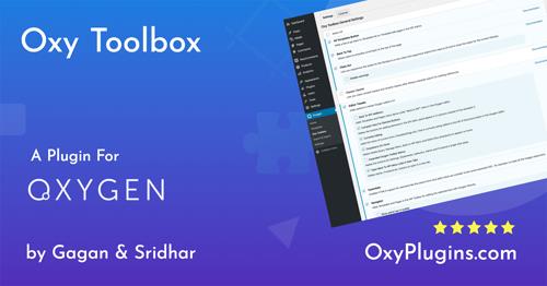 OxyPlugins - Oxy Toolbox v1.3.9 - Adds Several Useful And Time-Saving Features For The Oxygen Builder - NULLED