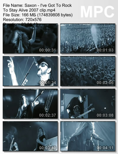 Saxon & Motorhead - I've Got To Rock To Stay Alive 2007
