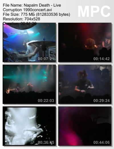 Napalm Death - Live Corruption 1990 (DVDRip)