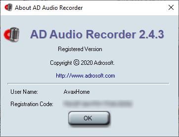 Adrosoft AD Audio Recorder 2.4.3