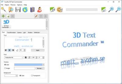 Insofta 3D Text Commander 5.7.0 Multilingual + Portable