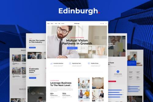 ThemeForest - Edinburgh v1.0 - Multipurpose Corporate Template Kit - 29470389