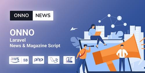 CodeCanyon - ONNO v1.0.2 - Laravel News & Magazine Script - 29030619