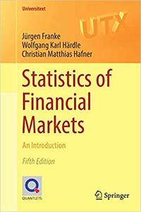 Statistics of Financial Markets An Introduction