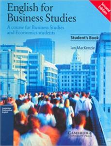 English for Business Studies Student's book A Course for Business Studies and Economics Students ...