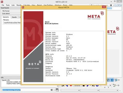 BETA CAE Systems 20.1.0