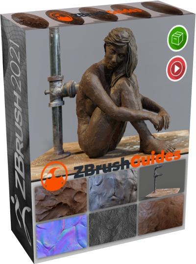 ZBrushGuide - Digital Clay Pack (PSD, PNG, ZBP, FBX)