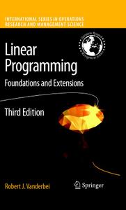 Linear Programming Foundations and Extensions