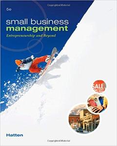 Small Business Management Entrepreneurship and Beyond