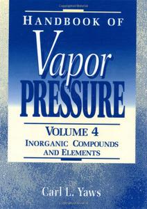 Handbook of Vapor Pressure Volume 4