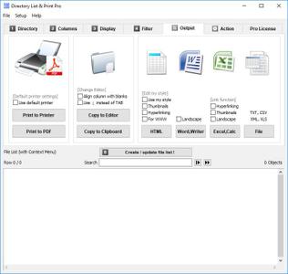 Directory List and Print Pro 4.11 Portable