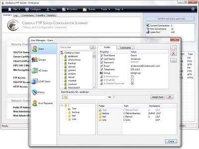 Cerberus FTP Server Enterprise 11.3.0