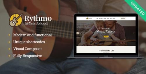ThemeForest - Rythmo v1.2.0 - Arts & Music School WordPress Theme - 21859999