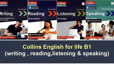 Collins English for Life Listening B1, Speaking B1, A2, Reading A2, B1, Writing B1, A2