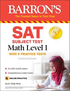 SAT Subject Test Math Level 1 with 5 Practice Tests