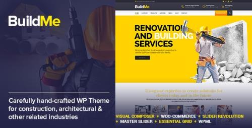 ThemeForest - BuildMe v4.5 - Construction & Architectural WP Theme - 11242771 - NULLED