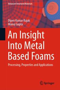 An Insight Into Metal Based Foams Processing, Properties and Applications